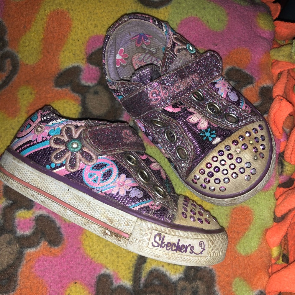 Skechers Kids' Purple and Pink Shoes